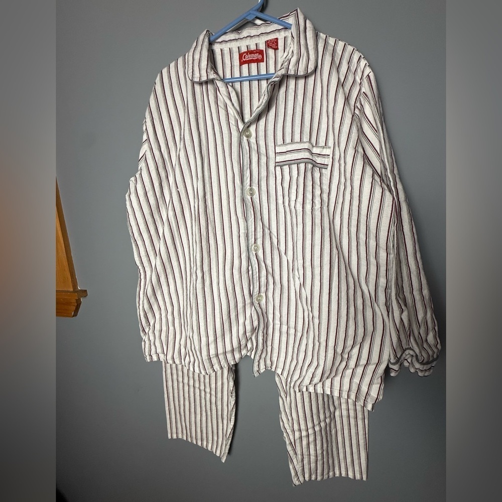 Coleman Big Men 100% Cotton 2 Pc Pajama Set Sz XXL
